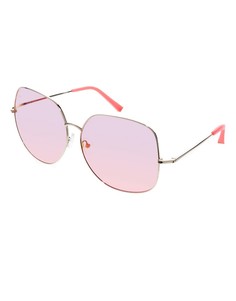 Солнцезащитные очки в крупной круглой оправе Linda Farrow For Matthew Williamson - Розовый