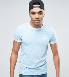 Голубая футболка с контрастной отделкой Le Coq Sportif эксклюзивно для ASOS - Синий