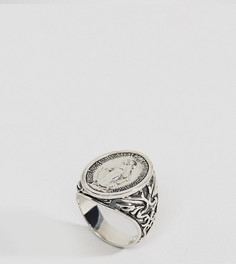Серебряное кольцо-печатка Rock N Rose - Серебряный