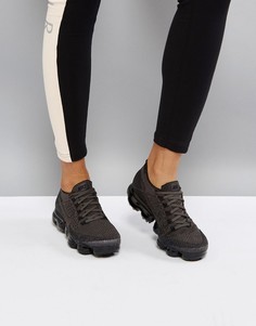 Черные кроссовки Nike Running Vapormax Flyknit - Черный