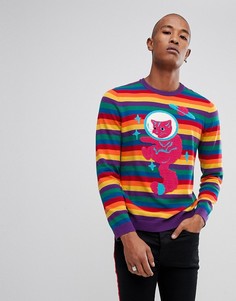 Разноцветный джемпер с фактурной отделкой ASOS - Мульти