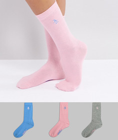 Набор из 3 пар носков пастельных цветов Penguin - Мульти