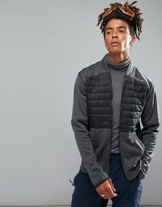 Черно-серая стеганая трикотажная куртка ONeill Activewear Kinetic - Черный Oneill