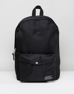Черный нейлоновый рюкзак Schott - Черный