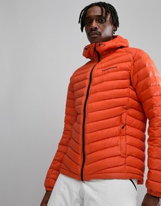 Оранжевая дутая куртка с капюшоном Peak Performance Frost - Оранжевый