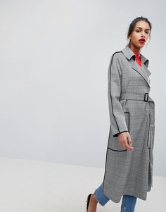 Макинтош в клетку ASOS - Мульти