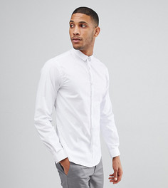 Облегающая рубашка со скрытой планкой Noak - Белый