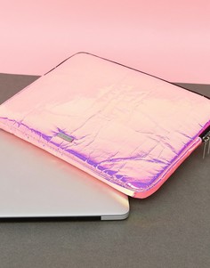 Чехол для ноутбука с розовым голографическим принтом Skinnydip - Мульти