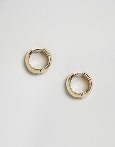 Массивные серьги-кольца ограниченной серии - Золотой Asos