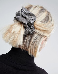 Резинка для волос ограниченной серии с отделкой в клетку - Мульти Asos