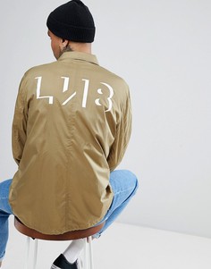 Спортивная куртка с логотипом на спине Levis Line 8 - Зеленый