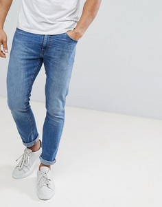 Светло-синие выбеленные джинсы скинни Burton Menswear - Синий