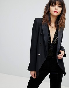 Строгий пиджак-смокинг River Island - Черный
