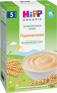 Каша безмолочная Hipp пшеничная с 5 мес. 200 г
