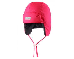 Шапка для девочки Lassie, малиновая