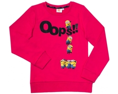 Джемпер с длинным рукавом для девочки Despicable Me, фуксия
