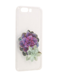 Аксессуар Чехол Huawei P10 With Love. Moscow Silicone Flower 2 6451