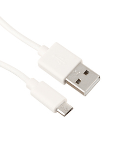 Аксессуар Smarterra USB - Micro USB 1m White STR-MU001RWT