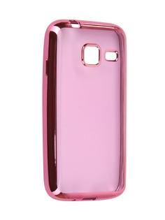 Аксессуар Чехол Samsung Galaxy J1 mini 2016 J105F Svekla Flash Silicone Pink Frame SVF-SGJ105F-PINK