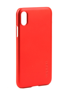 Аксессуар Клип-кейс Spigen Thin Fit для APPLE iPhone X Red Metallic 057CS22109