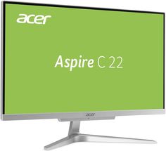 Моноблок Acer Aspire C22-860 Silver DQ.B94ER.002 (Intel Core i5-7200U 2.5 GHz/4096Mb/1000Gb/Intel HD Graphics/Wi-Fi/Cam/21.5/1920x1080/Windows 10 64-bit)