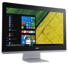 Моноблок Acer Aspire Z22-780 Black DQ.B82ER.009 (Intel Core i5-7400T 2.4 GHz/4096Mb/1000Gb/DVD-RW/Intel HD Graphics/Wi-Fi/Bluetooth/Cam/21.5/1920x1080/Windows 10 64-bit)