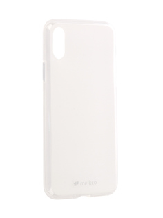 Аксессуар Чехол Melkco Silicone TPU для APPLE iPhone X Mat Transparent 15384