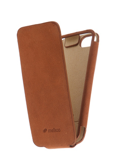 Аксессуар Чехол Melkco Diary Flip Type для APPLE iPhone 5S/SE Brown 3219