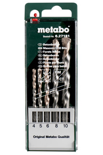 Сверло Metabo HM Pro по бетону 4-10mm 5шт 627181000