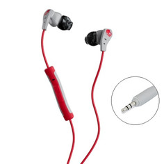 Гарнитура Skullcandy Method In-Ear W/Mic Gray-Red-Swirl S2CDY-K605