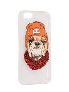 Аксессуар Чехол iPapai Питомцы Cool Dog Silicone для APPLE iPhone 5 / 5S