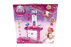 Игра Shantou Gepai Набор кухня с набором посуды White-Pink 3396