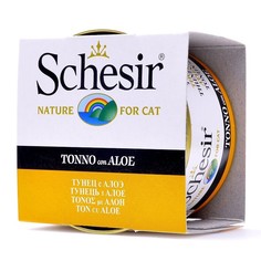 Корм Schesir Тунец+Алое 85g для кошек 132.С143