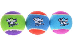 Игрушка GiGwi Три мяча с пищалкой 75337