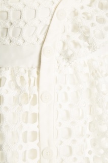 Белое ажурное платье Self Portrait