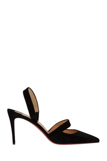 Черные замшевые туфли Actina 85 Christian Louboutin