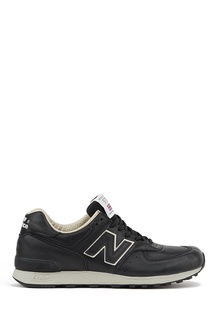 Черные кроссовки из кожи №576 New Balance