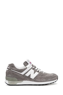 Серые замшевые кроссовки №576 New Balance