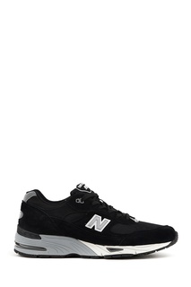 Черные кроссовки из замши и текстиля №991 New Balance