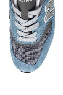 Голубые кроссовки из замши №997 New Balance