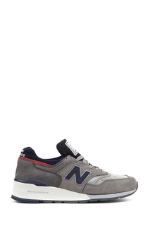 Серые кроссовки с фетром №997 New Balance