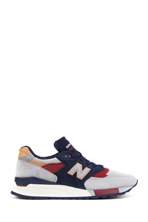 Комбинированные кроссовки из замши №998 New Balance