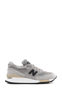 Серые замшевые кроссовки №998 New Balance