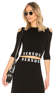 Укороченный топ cut out shoulder - Versus by Versace
