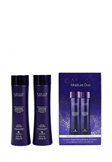 Набор для ухода за волосами Alterna Caviar Moisture Holiday Duo «Увлажнение и питание» (шампунь+кондиционер), 250+250 мл