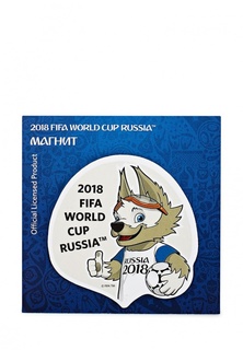 Магнит 2018 FIFA World Cup Russia™ FIFA 2018 картон Забивака "Класс!"