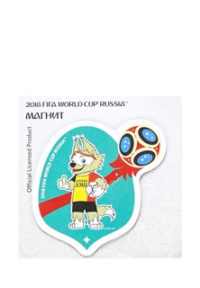 Магнит 2018 FIFA World Cup Russia™ FIFA 2018 картон Забивака "БЕЛЬГИЯ"