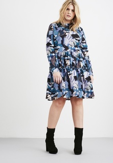 Платье LOST INK PLUS SMOCK DRESS IN COLLAGE FLORAL PRINT