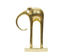 Статуэтка слон (garda decor) золотой 18x33x11 см.