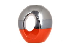 Ваза декоративная (farol) оранжевый 30.0x35.0x17.0 см.
